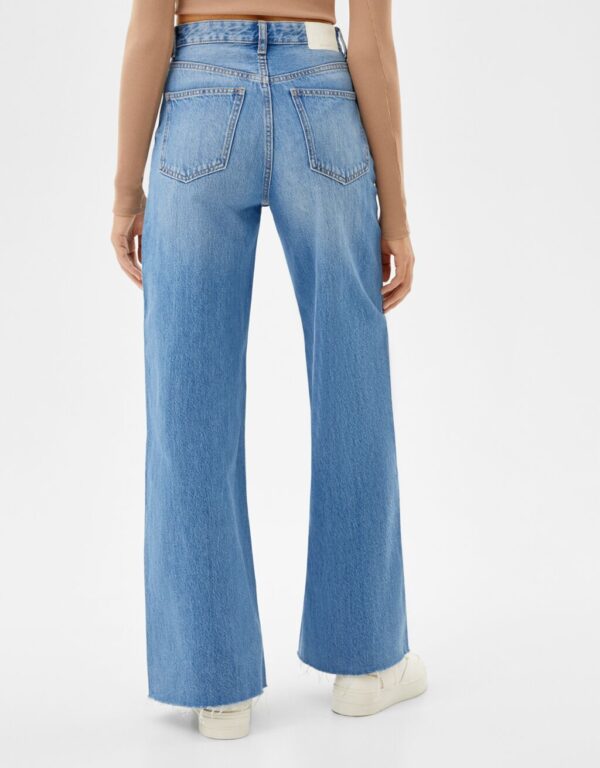 خرید شلوار جین دمپا گشاد زنانه برشکا کد 210961 | بانی استایل