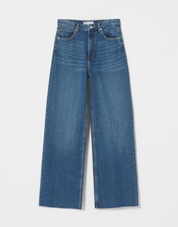 خرید شلوار جین دمپا گشاد زنانه برشکا کد 210962 | بانی استایل