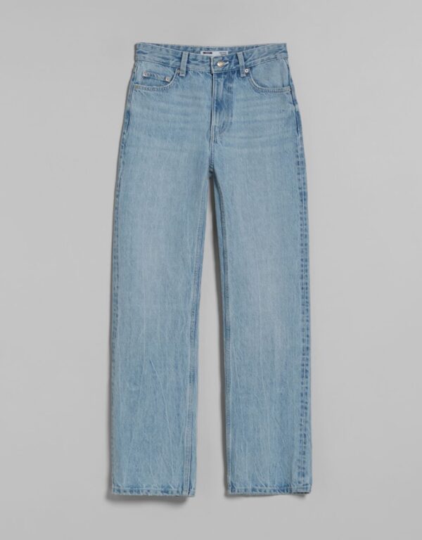 خرید شلوار جین راسته زنانه برشکا کد 210974 | بانی استایل