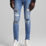 خرید شلوار جین زاپ دار مردانه برشکا کد 212770 | بانی استایل