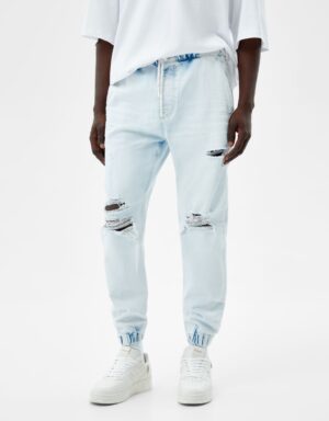 خرید شلوار جین زاپ دار مردانه برشکا کد 212779 | بانی استایل