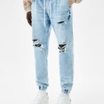 خرید شلوار جین زاپ دار مردانه برشکا کد 212781 | بانی استایل