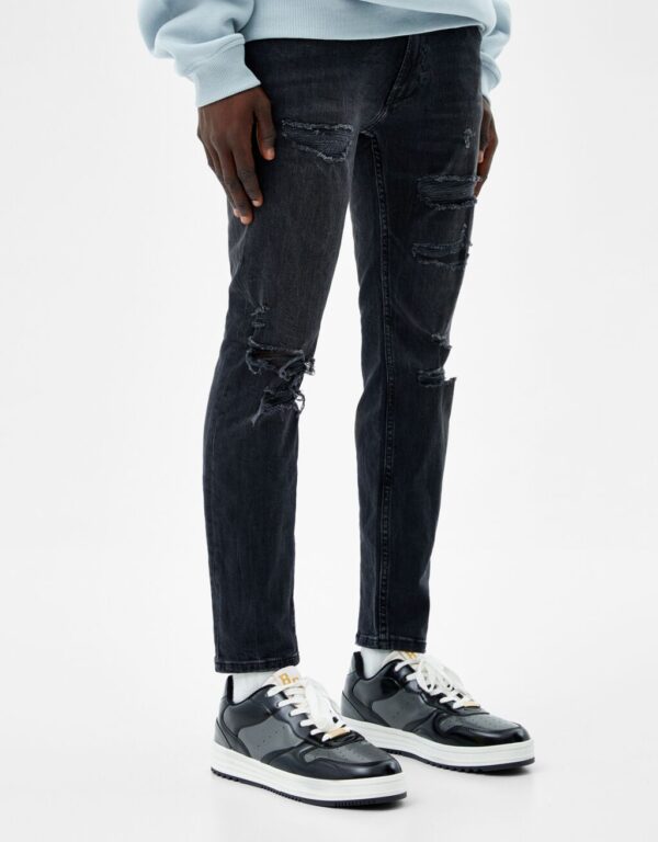 خرید شلوار جین زاپ دار مردانه برشکا کد 212805 | بانی استایل