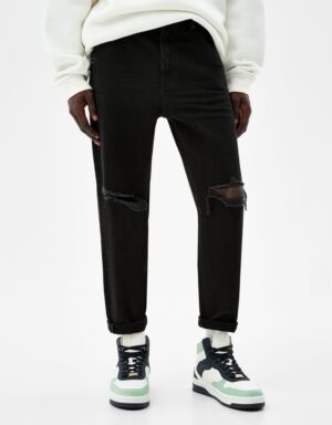 خرید شلوار جین زاپ دار مردانه برشکا کد 212808 | بانی استایل