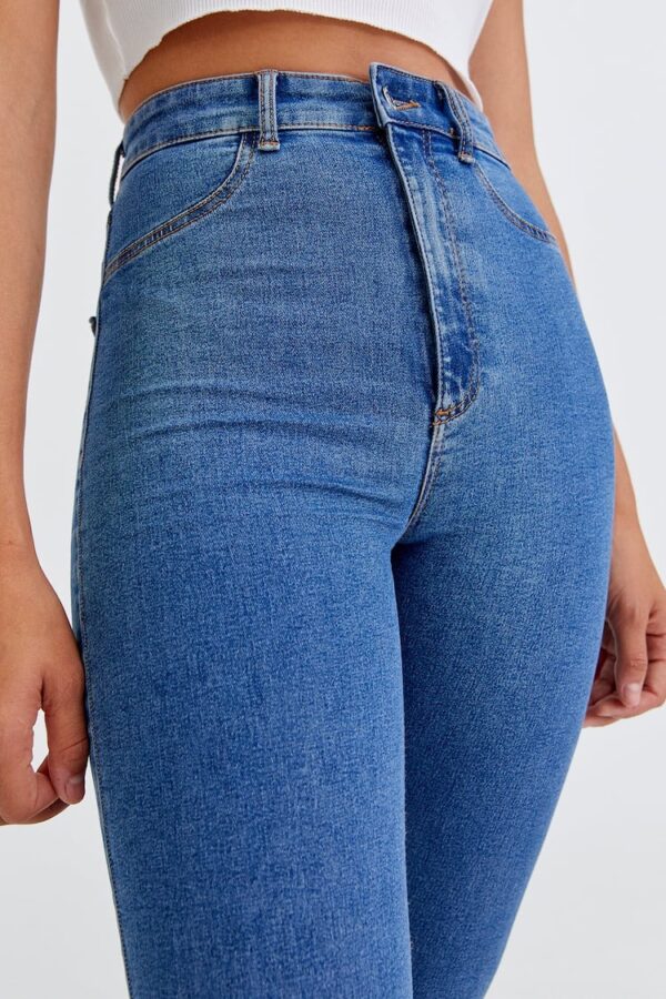 خرید شلوار جین جذب زنانه پول اند بیر کد 218051 | بانی استایل