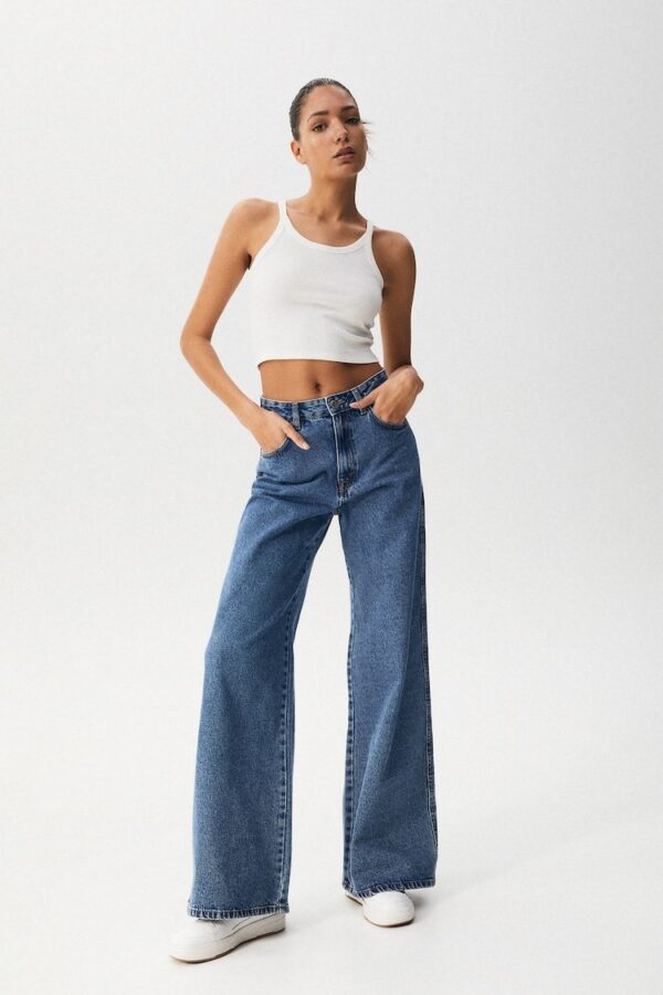 خرید شلوار جین زنانه پول اند بیر کد 218671 | بانی استایل