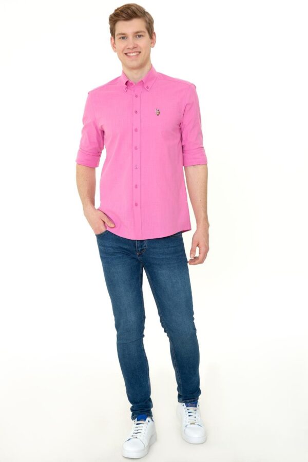 خرید پیراهن آستین بلند مردانه یو اس پولو کد 229715 | بانی استایل
