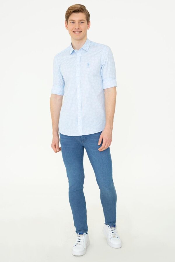 خرید پیراهن آستین بلند مردانه یو اس پولو کد 229724 | بانی استایل