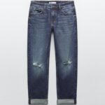 شلوار جین زاپ دار زنانه زارا کد 488171
