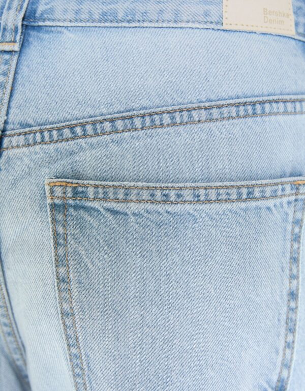 شلوار جین کوتاه دمپا گشاد زنانه برشکا کد 560515